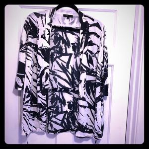 Navy/White Fate Cardigan